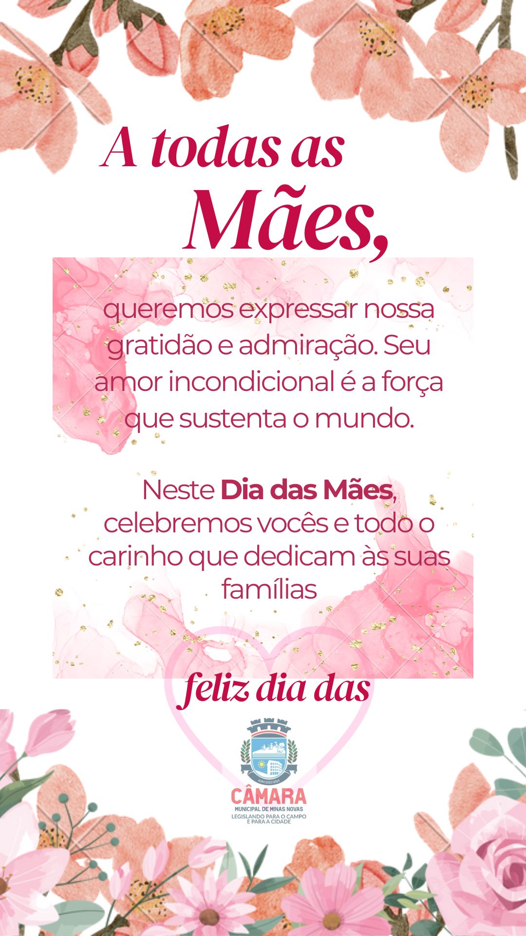 Feliz dia das Mães!